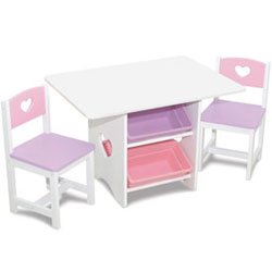 KidKraft Heart Table and Chair Set