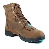 Justin Ladies 6 'George Strait Collection' Waterproof Work Boots - Aged Bark by Justin Boots