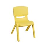 13 Resin Chairs - 6 Pk -Yellow tagged \