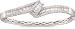 Jack J. 4 1/10ctw Round and Baguette Diamond Bangle
