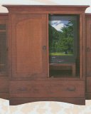 Cherry Alder Arts Crafts Entertainment Unit