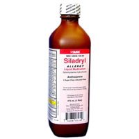 Silarx Siladryl Allergy Relief Liquid Medication, Red, Antihistamine - 4 Oz