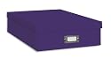 Pioneer Jumbo Scrapbook Storage Box, Purple