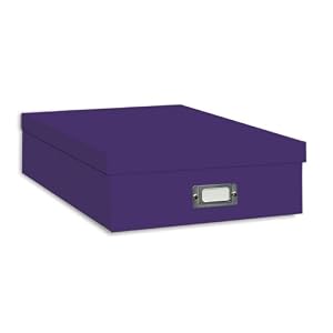 Pioneer-Jumbo-Scrapbook-Storage-Box-Purple