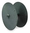 Battalion 1XMU8 Hole Cover, Brass, Grey, L 2 5/8 In