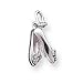 Sterling Silver Ballet Slippers Charm