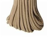 100 Coyote Brown Paracord by Survivalist USA with a "FREE" GI P38 Can Opener