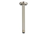 Brizo RP48986PN - Shower Arm - 10 In. Ceiling Mount - Polished Nickel Finish
