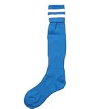 サッカーソックス 216 ブルー/ホワイト（25〜27cm）