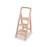 SMF11255NAT1 - Two-Step Wood Folding Step Stool