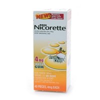 HealthPersonalCare: Nicorette 4mg Fruit Chill Flavor 40/Box