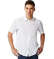 Linen Blend Short Sleeve Shirt