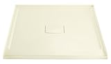 Kohler K-9394-96 Archer Receptor, Single Threshold, 48-Inch by 48-Inch, Biscuit