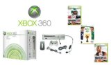 Xbox 360 Premium Gold Pack Mega Sports Bundle Video Game System with 3 Games