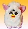 Furby Model 70-800 White "Snowball" Series 1 Electronic Furbie