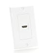 HDMI Wall Plate 1.3a - White - Single Port