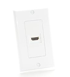 HDMI Wall Plate 1.3a - White - Single Port