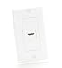 HDMI Wall Plate 1.3a - White - Single Port