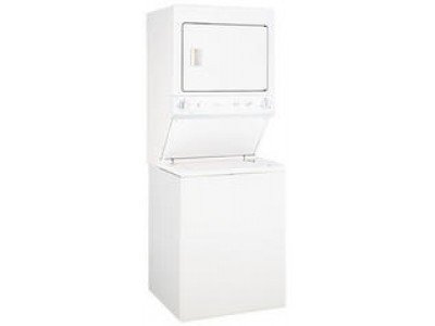 GE WSM2780HWW 27 Gas Laundry Center with 2.7 Cu. Ft. Capacity (White)