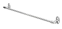 Umbra Stream 24-Inch Towel Bar, Designed by Kerr & Co, Chrome