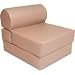 Adult Studio Chair Sleeper Poly/Cotton  Jr. Twin 28", Sand