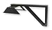 Dayton 2YV16 Wall Mount Bracket, Horiz Throw, 3-10 kW