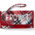 AEROPOSTALE WALLET PLAID WRISTLET BAG HANDBAG