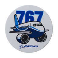 Boeing 767 Pudgy Sticker