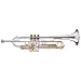 197 Stradivarius New York #7 Limited Pro Bb Trumpet Silver with Gold Trim
