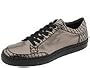 Alejandro Ingelmo Daytona 2 | Men's Lace up casual Shoes Pewter Met Croc/ Mesh