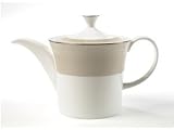 Mikasa Luminescent Pearls Taupeand Platinum Tea Server