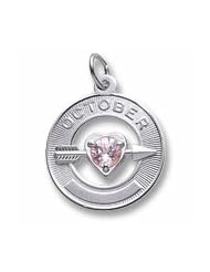October Birthstone Charm