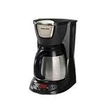 Kitchen & Housewares : B&D 8cup COFFEE MAKER PRGRMBL.-THERMAL CARAFE-WHITE
