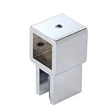 21uyKQHSHLL. SL160  CRL Chrome Movable Bracket for 3/8 to 1/2 (10 to 12 mm) Glass   Square Bar by CR Laurence