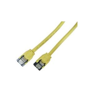 【クリックで詳細表示】ミヨシ MCO 6Gbps対応SATA3.0/2.0対応3重シールドSATAケーブルストレート30cm JST-3S03/YL