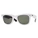 Ray-Ban RB2140 Original Wayfarer Sunglasses,White Frame/Black Lens,50 mm