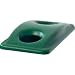 Rubbermaid(R) Slim Jim(R) Bottle & Can Recycling Top, Green