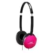 JVC HAS150PX Light weight Flat Folding Headphone (Pink)