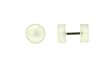 Acrylic Neon Glow in the Dark Fake Plug - 16G Wire Stud - 9mm - Sold as a Pair