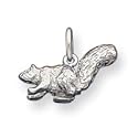 Sterling Silver Squirrel Charm