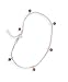 9"+1" Extension Amber Bead Charm Anklet