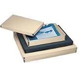Light Impressions Truecore Flat Storage Box, Holds 11 x 15 Prints and Papers, 3 Deep, Archival, Black Color.