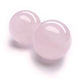 Rose Quartz Crystal Balls (set of 2)