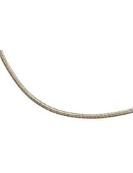Hollow "Cocoon" Chain With 18K Goldy Bayonette Clasp Stainless Steel & 18K Gold Yellow Ch363 18 Inch