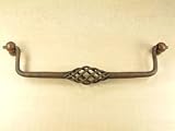 Wrought Iron Bail Pull, 7.1/2-In Drill Centers, Natural Rust 44039B-NR