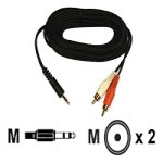 Belkin Gold Series - Speaker cable - mini-phone stereo 3.5 mm (M) - RCA (M) - 5 m