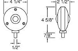 Truck-Lite Double Face, Die Cast, Pedestal Lamps, Bulb Replaceable 3801
