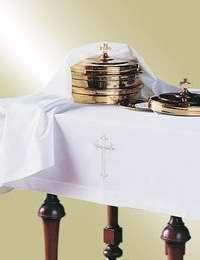 Murphy Robes 94115 Communion - Table Cloth & Element Cover Set - Latin Cross