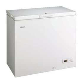 Haier BD203GAA 94cm Chest Freezer, 7.34 Cu Ft, A+ Energy, Thermostat, White,