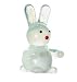 Ganz Miniature Glass Animals Figurine - White Glass Bunny_s-1